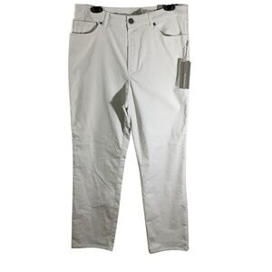 Soft Surroundings Blakely Velveteen Pants in Ivory Pearl Straight